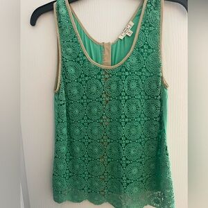 🐦🪺Blouse , Ezra green - zipper exposed in back